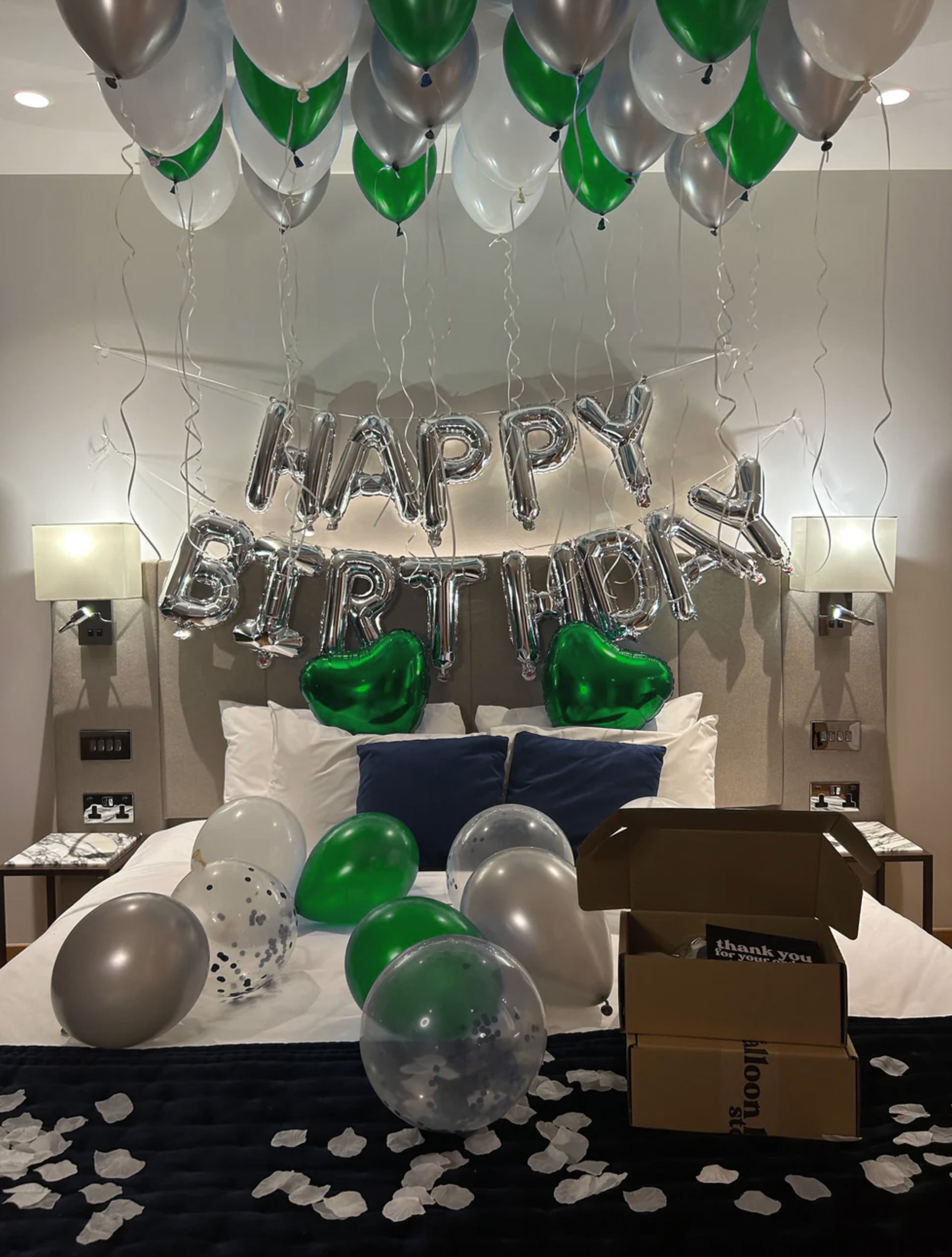 Green Birthday Balloon Set Up Kit