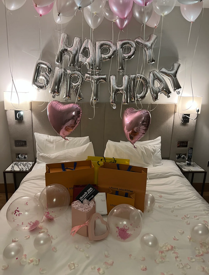 Pink Birthday Balloon Set Up Kit