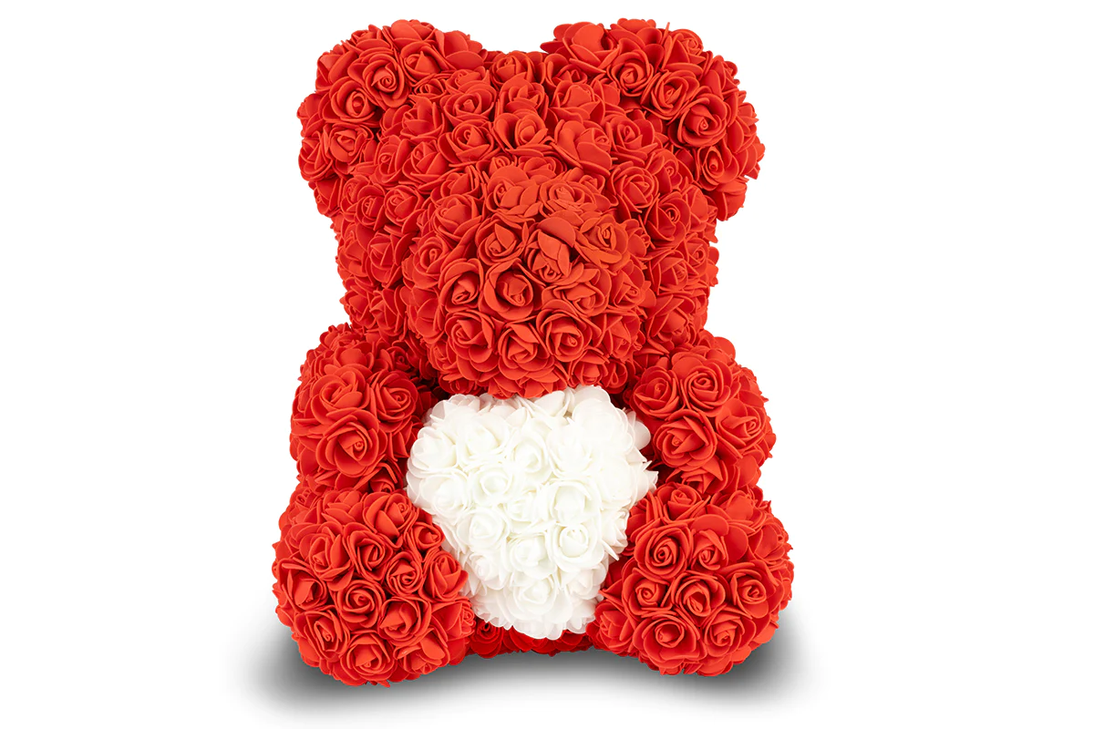 Rose sales heart bear